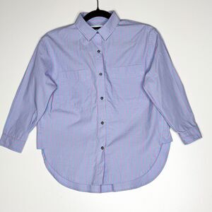 Zara Untucked Button Down Shirt Kids Boys Size 8